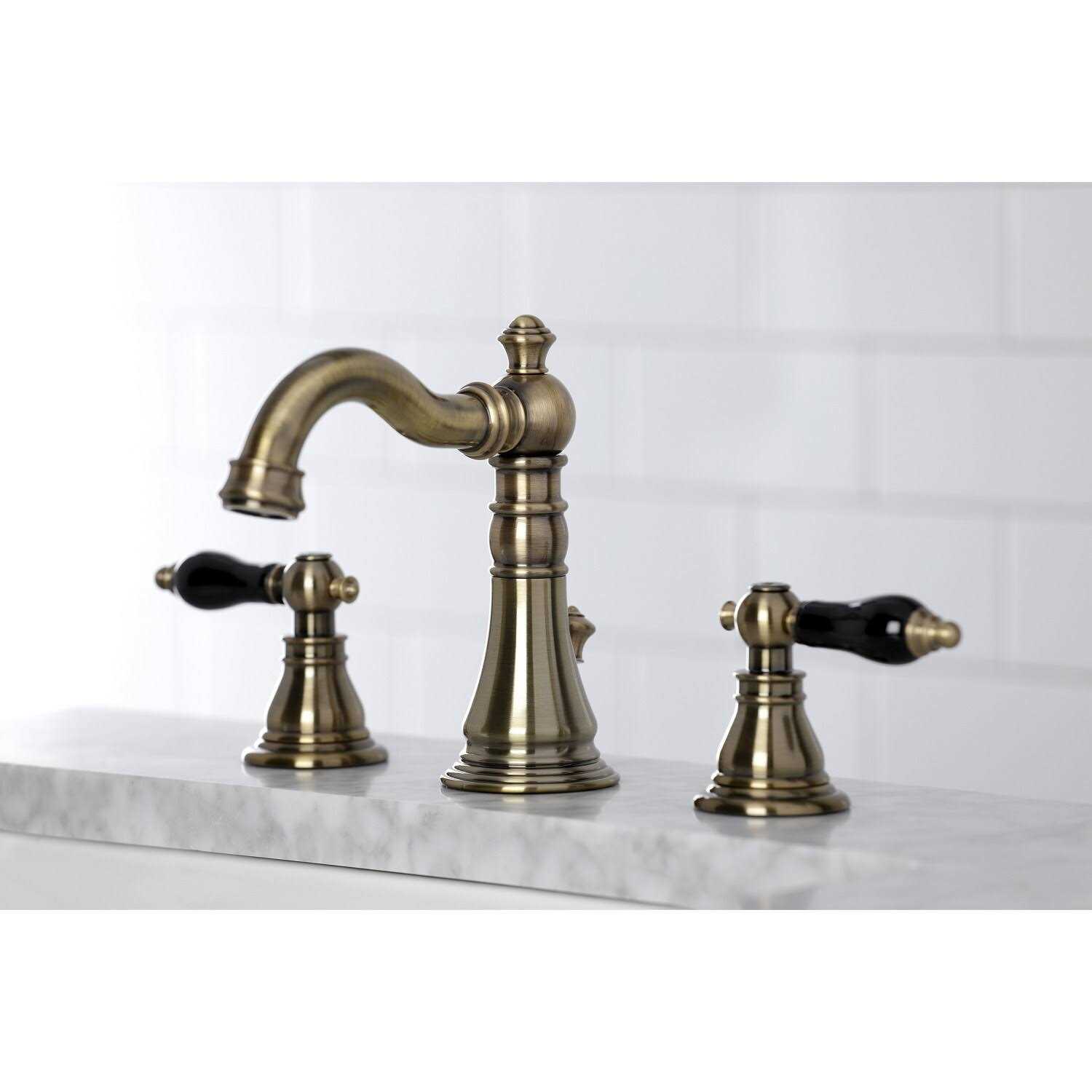 Fauceture American Classic Widespread Bathroom Faucet Brass FSC197 - Zenithce