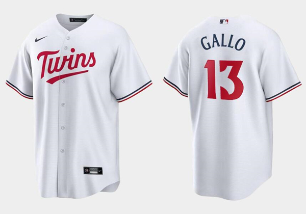 Minnesota Twins #13 Joey Gallo White Cool Base Stitched Jersey - Zenithce