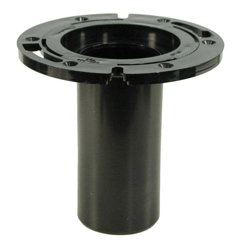 Jones Stephens 3 x 4 Plumbfit PVC Offset Closet Flange with Plastic Swivel Ring less Knockout - Zenithce