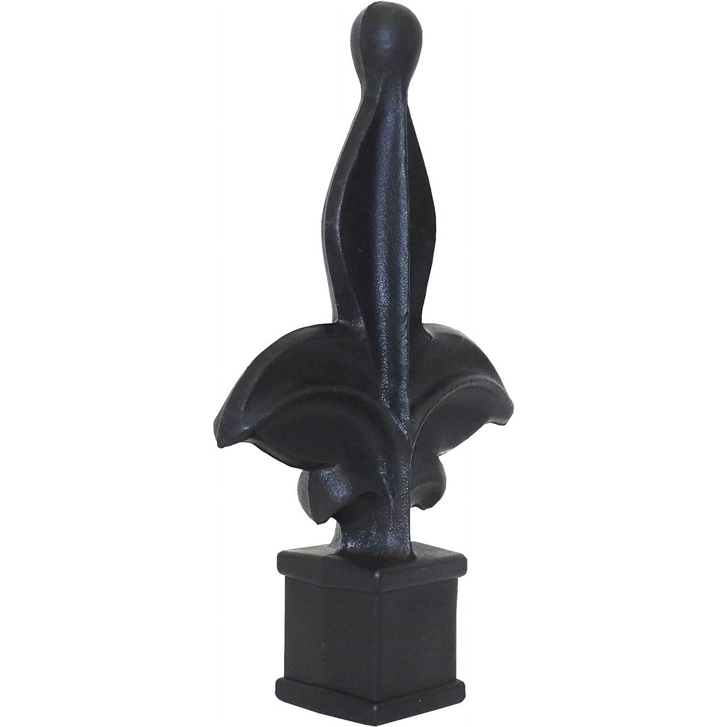 Fence Finials Easy-Tap Installation High-Impact Polypropylene Four-Sided Spire - Zenithce
