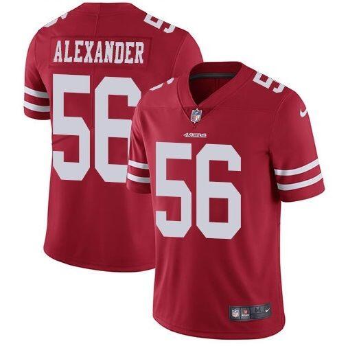 San Francisco 49ers #56 Kwon Alexander Red Vapor Untouchable Limited Stitched Jersey - Zenithce