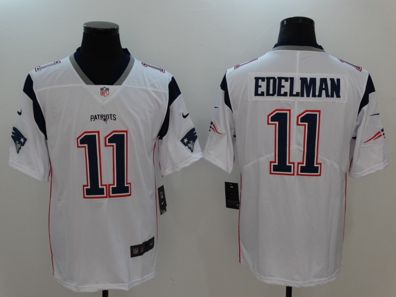 New England Patriots #11 Julian Edelman White Vapor Untouchable Player Limited Jersey - Zenithce