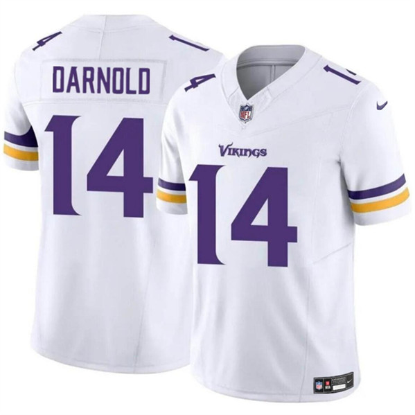 Minnesota Vikings #14 Sam Darnold White 2024 F.U.S.E. Vapor Untouchable Limited Stitched Jersey - Zenithce