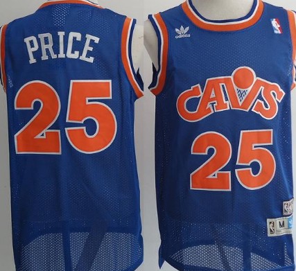 Cleveland Cavaliers #25 Mark Price Blue Swingman Throwback Jersey - Zenithce