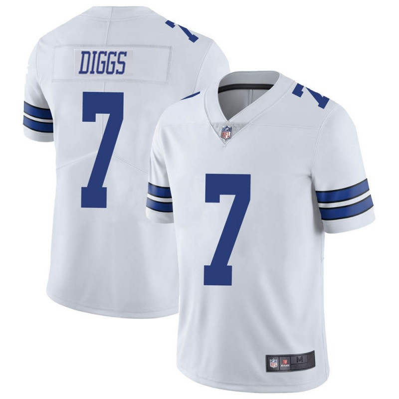 Dallas Cowboys #7 Trevon Diggs White Vapor Limited Stitched Jersey - Zenithce