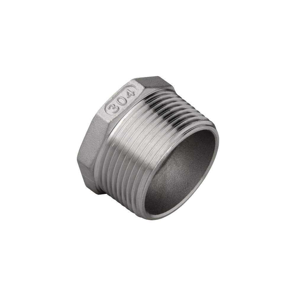 Quickun Stainless Steel Reducing Hex Bushing Male NPT Female NPT - Zenithce