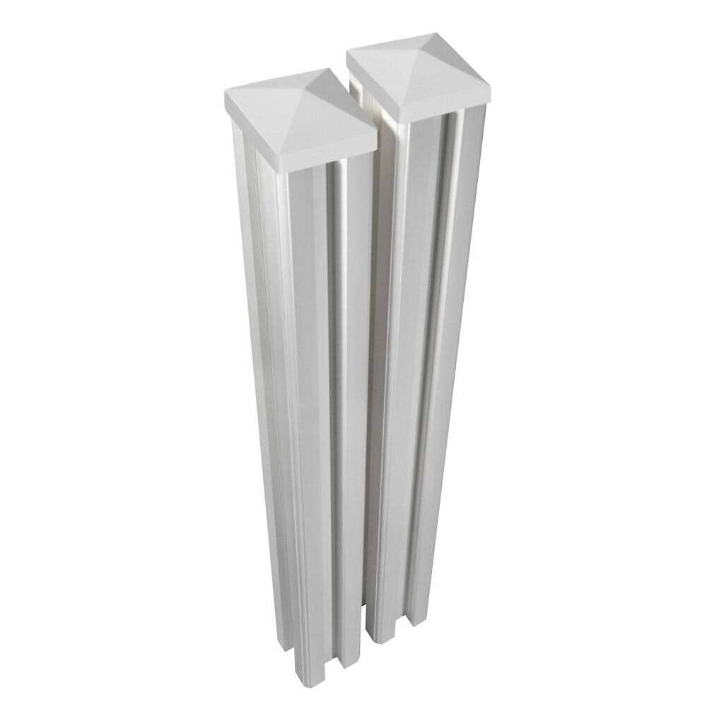 WamBam Fence 4-ft H x 6-ft W Sturbridge Style White Vinyl Flat-top Fence Panel Cap BL19103 - Zenithce