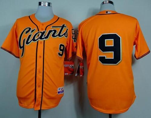 Giants #9 Brandon Belt Orange Cool Base Stitched Jersey - Zenithce