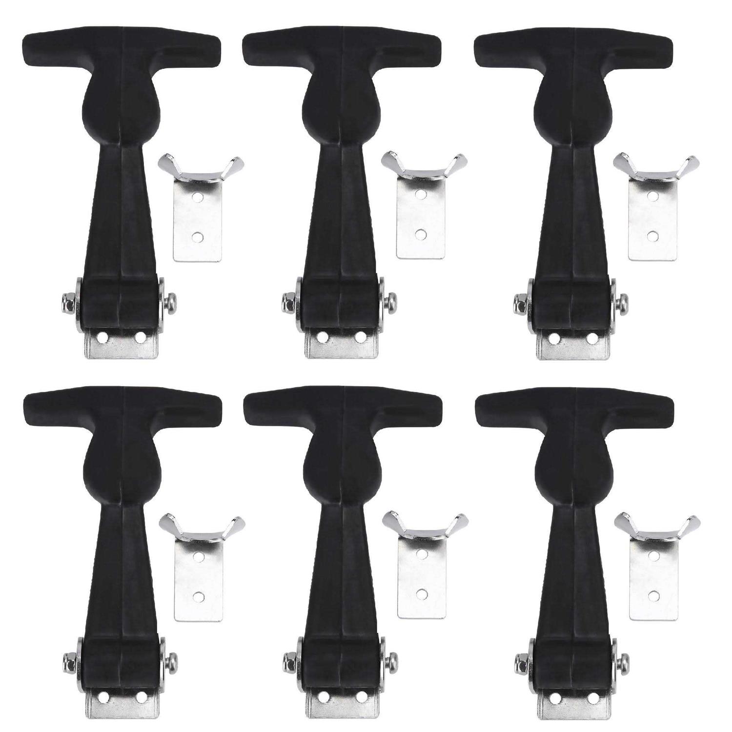 Creatyi Rubber Flexible Hasp T-handle Draw Latches - Zenithce