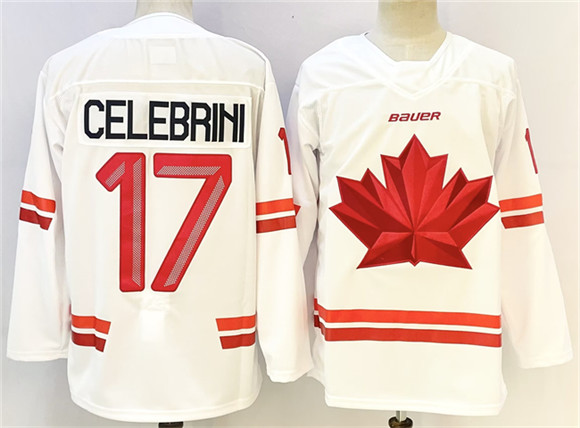 Canada #17 Macklin Celebrini White Stitched Jersey - Zenithce