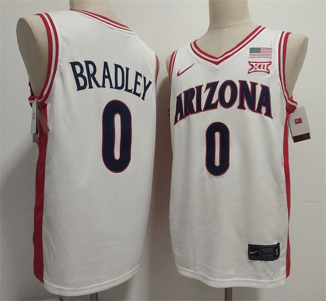 Arizona Wildcats #0 Jaden Bradley White Stitched Jersey - Zenithce