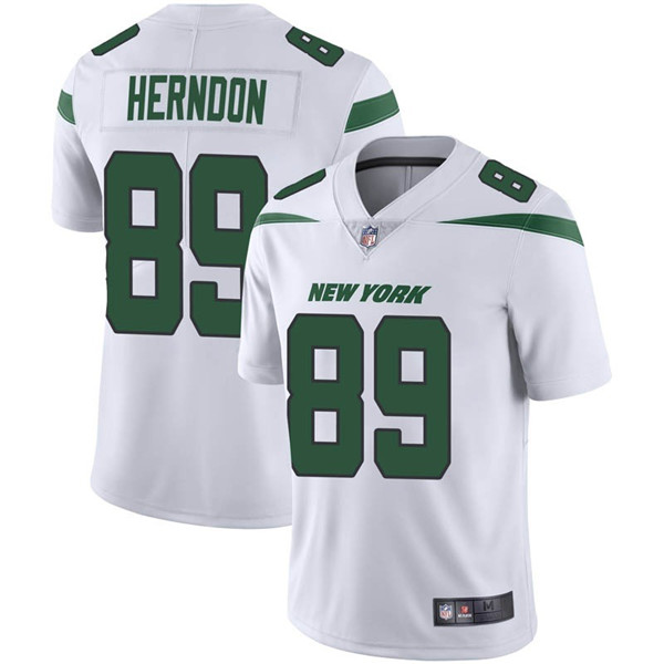 New York Jets #89 Chris Herndon White Vapor Untouchable Limited Stitched Jersey - Zenithce