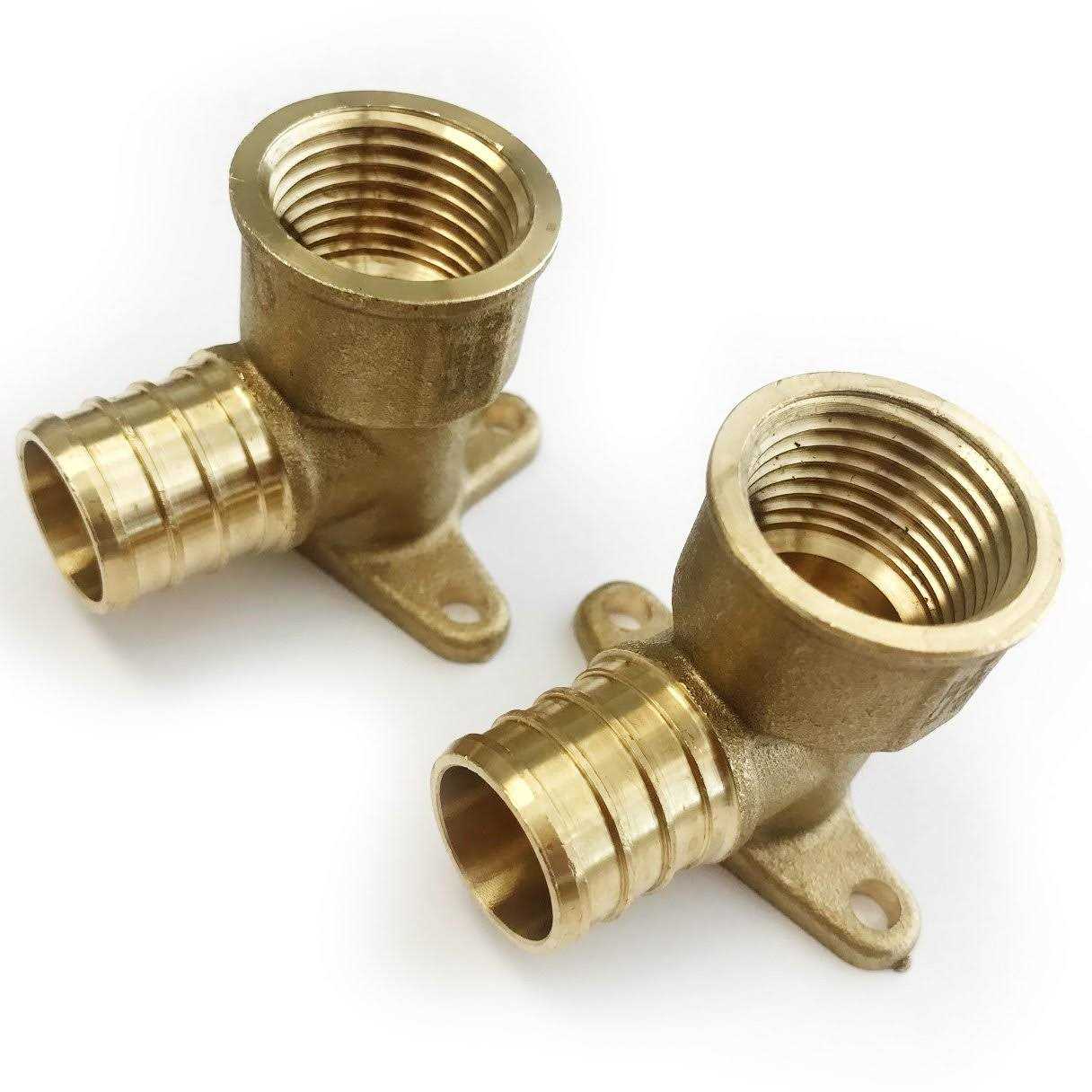 EFIELD Pex 3/4 Inch x 1/2 Inch Female NPT Drop-ear Elbow crimp Fittings - Zenithce