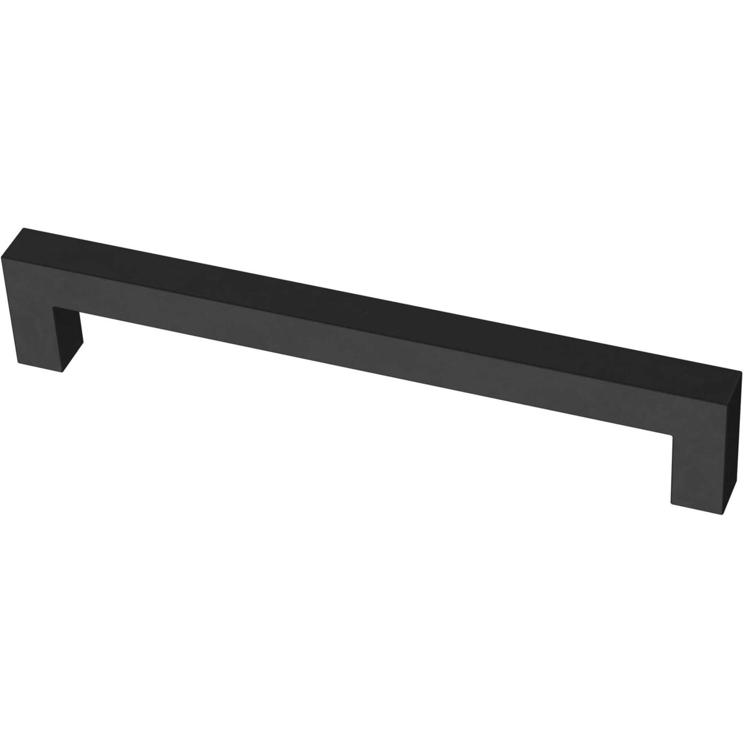 Franklin Brass Simple Modern Square 5-1/16 in. Matte Black Cabinet Drawer Pull P46646K-FB-B2 - Zenithce