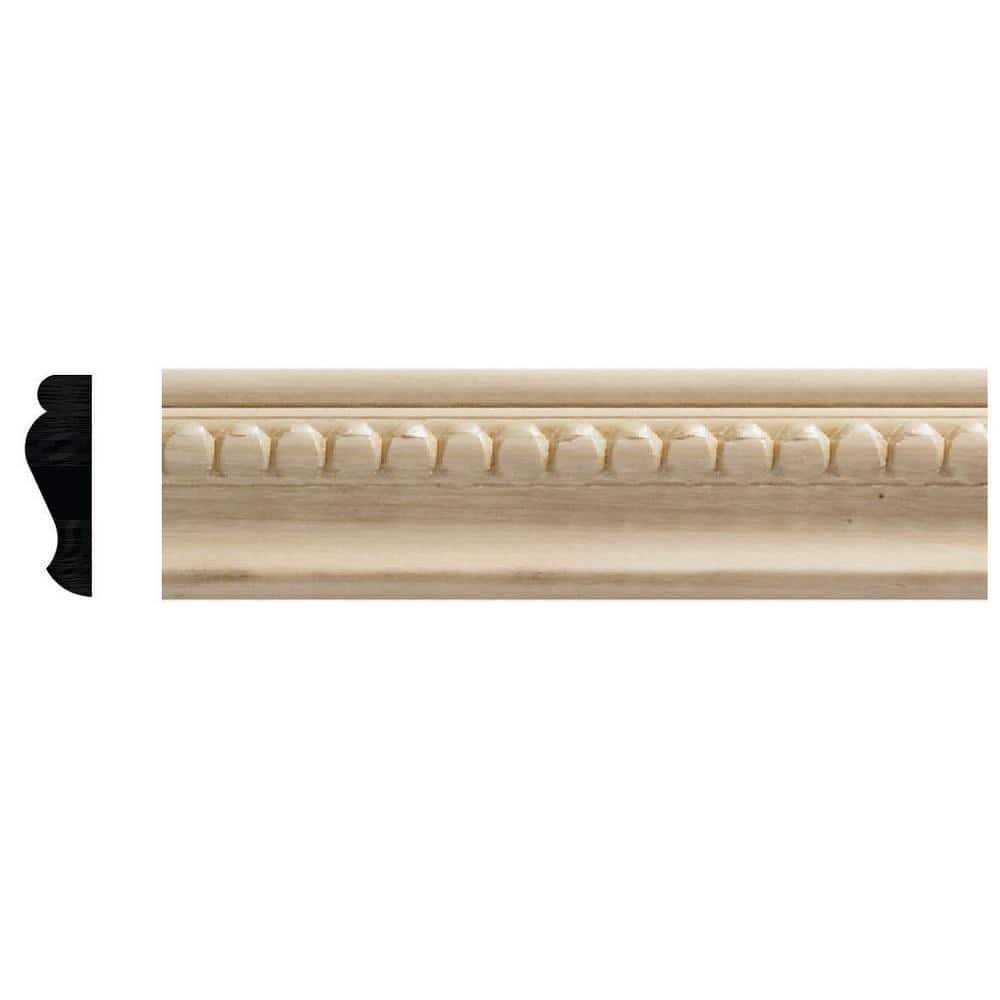 Ornamental Mouldings 1/2-in x 3-in x 7-ft Unfinished White Hardwood Casing - Zenithce