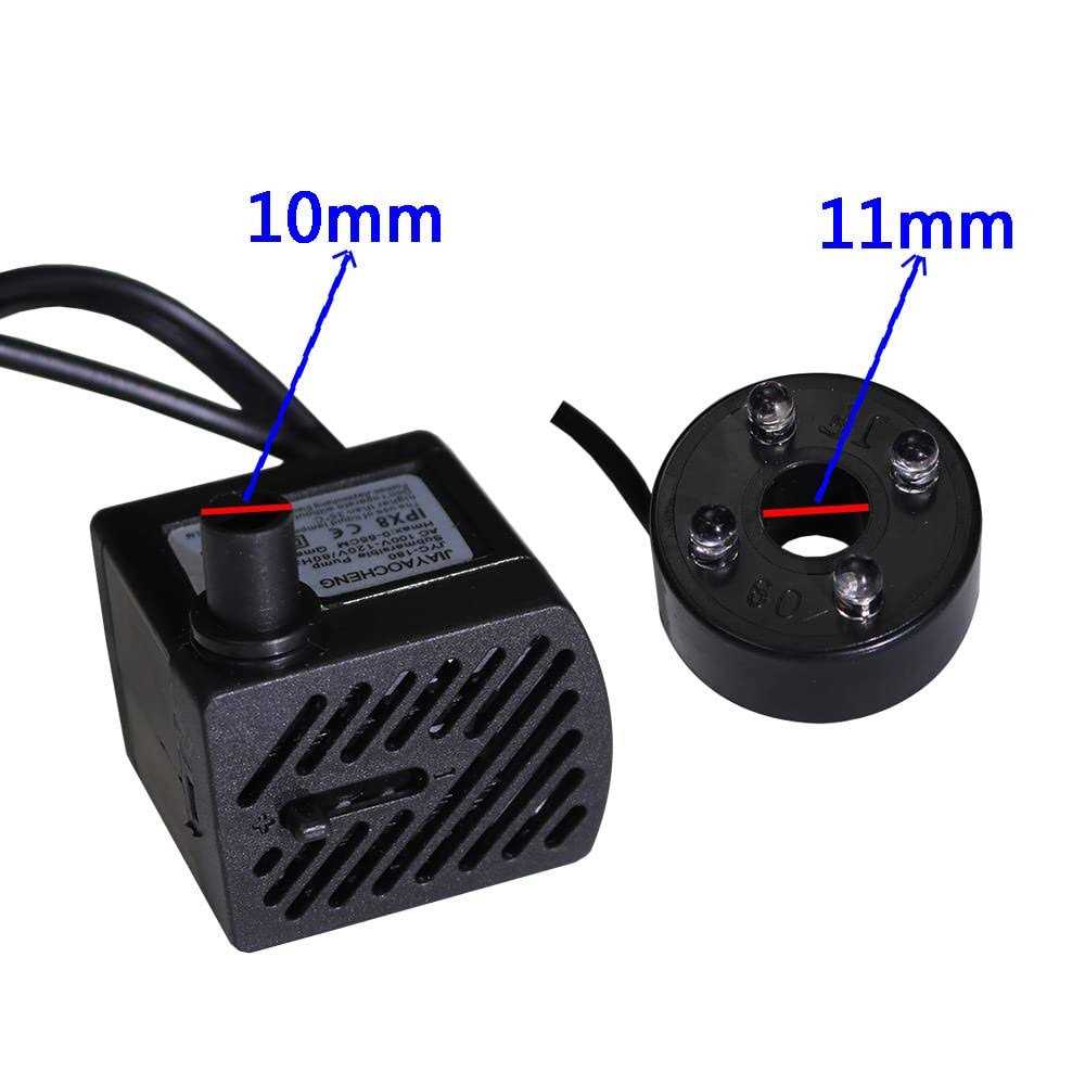 Submersible Water Pump 6.1ft Power Cord 200GPH Ultra Quiet Pump with Dry Burning Protection for Fountains - Zenithce