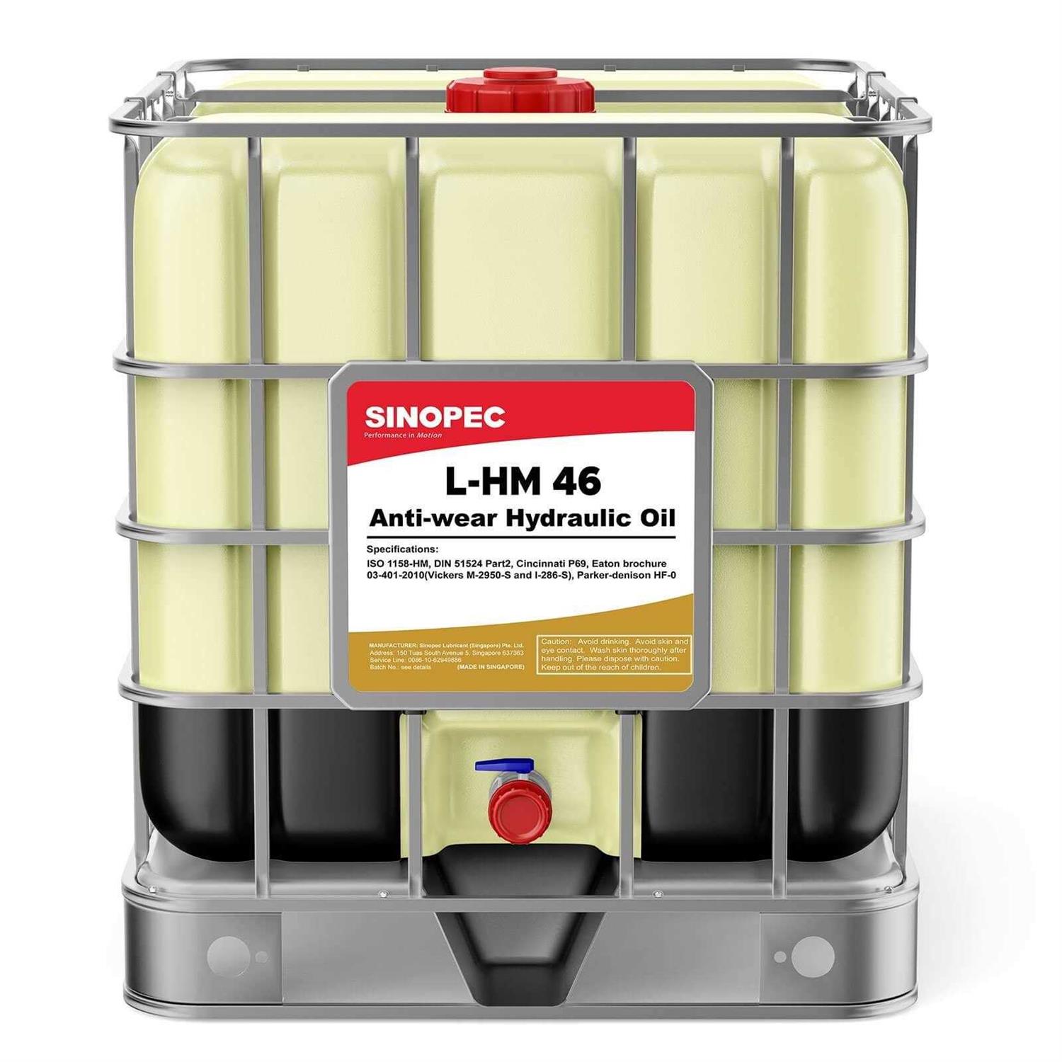 Sinopec AW 32 Hydraulic Oil Fluid - Zenithce