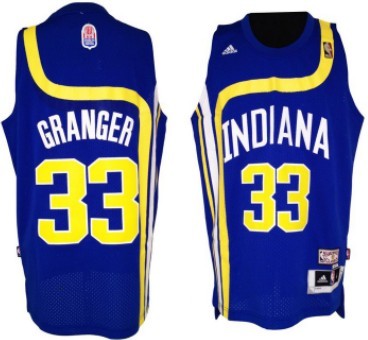 Indiana Pacers #33 Danny Granger ABA Hardwood Classic Swingman Blue Jersey - Zenithce