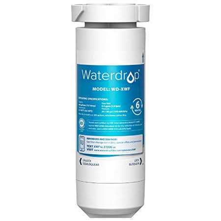 Waterdrop XWF Water Filter for GE XWF Refrigerator - Zenithce