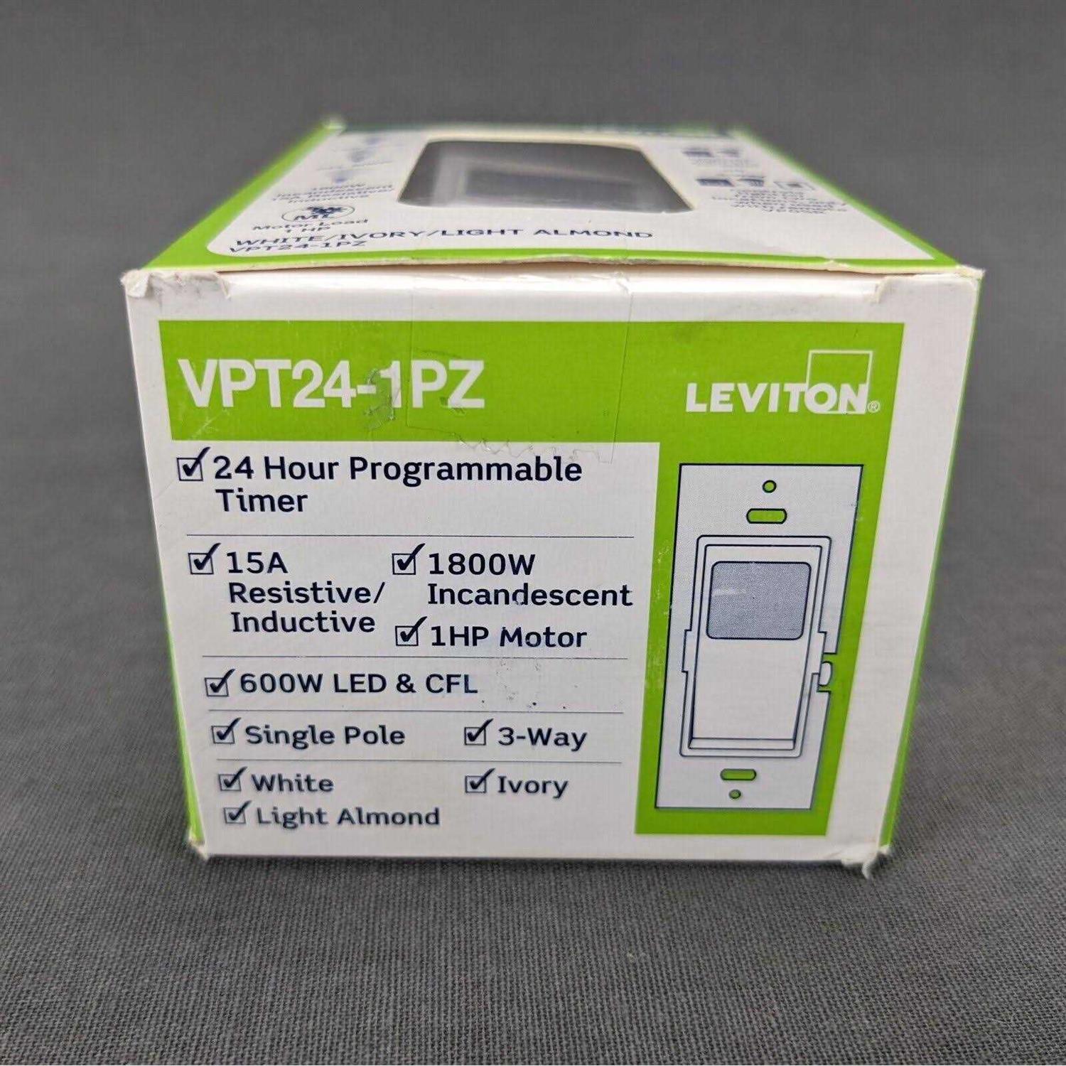 Leviton VPT24-1PZ 24-Hour Timer - Zenithce