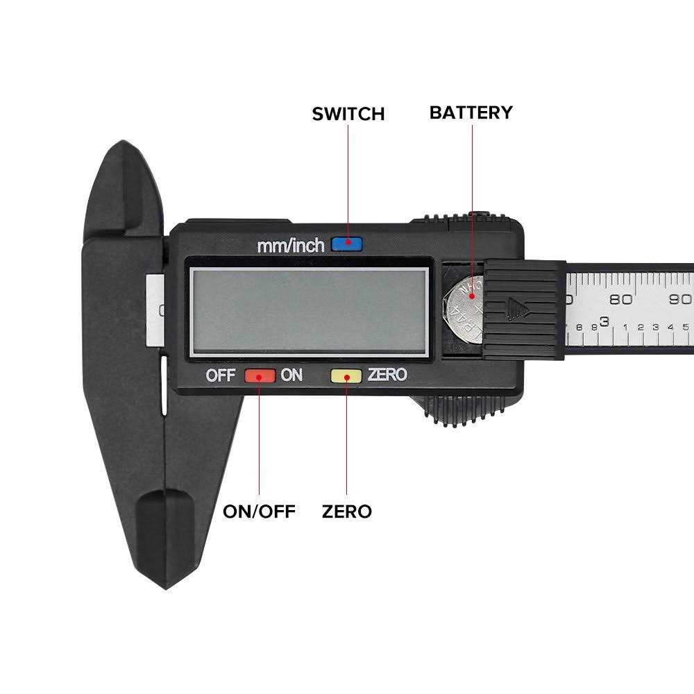 Electronic Digital Caliper Measuring Tool All Metal Micrometer Vernier Extra Large LED Screen - Zenithce