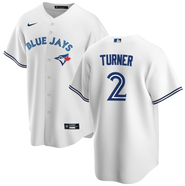 Toronto Blue Jays #2 Justin Turner White Cool Base Stitched Jersey - Zenithce