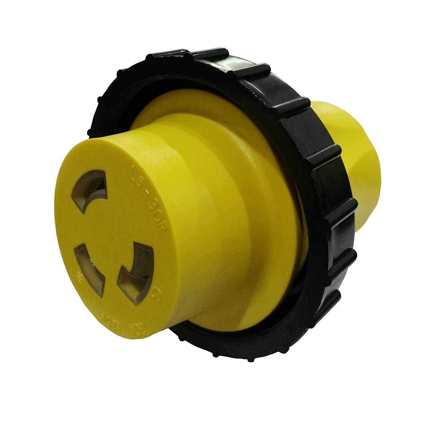 Parkworld 68345 Generator NEMA L14-30R to L14-30R 4 Prong 30 AMP Female to Female Adapter Cord 18 inch - Zenithce