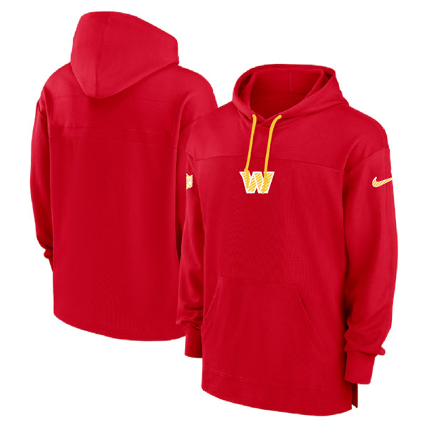 Washington Commanders Red Performance Pullover Hoodie - Zenithce