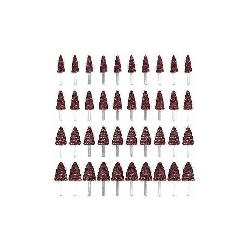 Mixiflor Cone Shape Abrasive Sandpaper Shank Flap - Zenithce