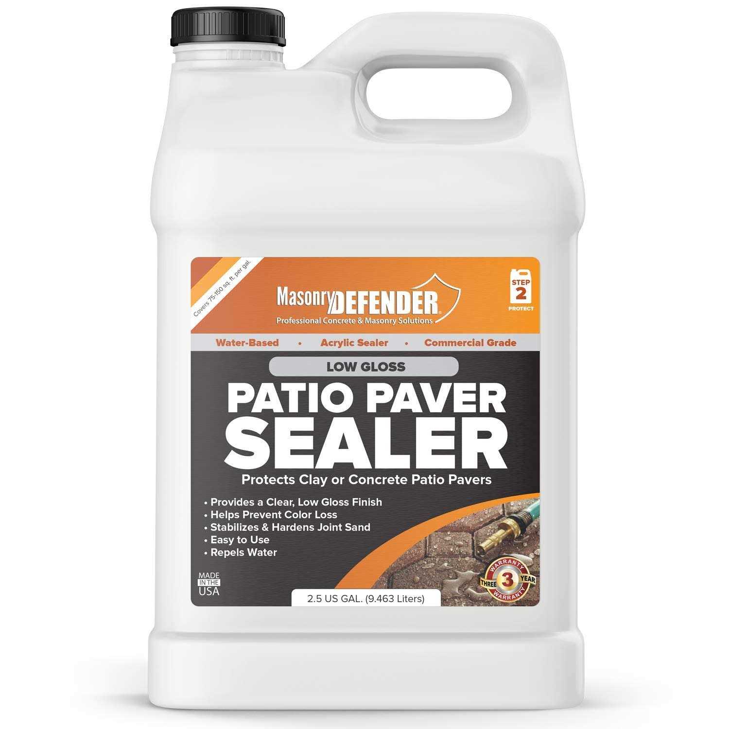 masonrydefender Gloss Wet Look Patio Paver Sealer 1 gal - Zenithce