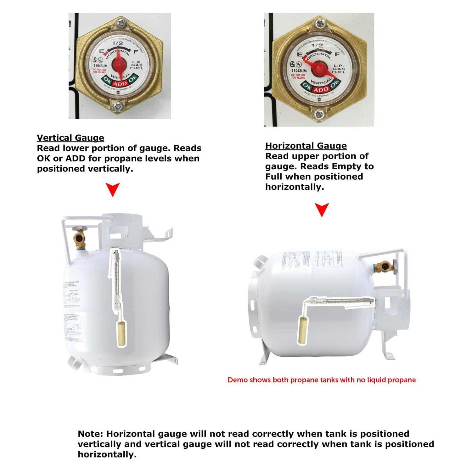 Flame King Horizontal & Vertical Propane Cylinder - Zenithce