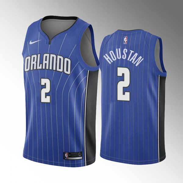 Orlando Magic #2 Caleb Houstan Blue 2022 Draft Stitched Jersey - Zenithce