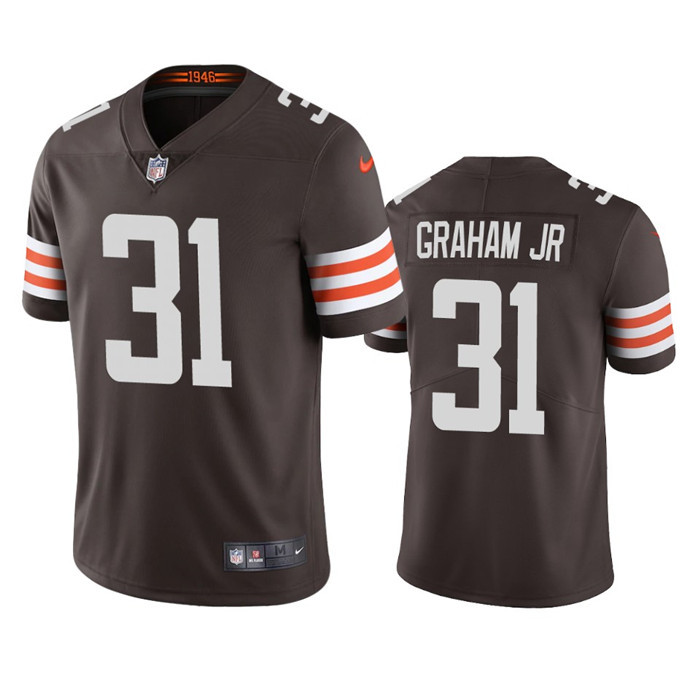 Cleveland Browns #31 Thomas Graham Jr. Brown Vapor Untouchable Limited Jersey - Zenithce