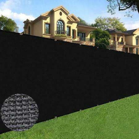 Sunnyglade 6 feet x 50 feet Privacy Screen Fence Heavy Duty Fencing Mesh Shade Net Cover for Wall Garden Yard Backyard - Zenithce