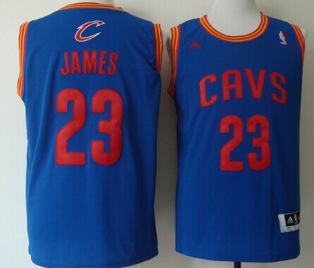 Cleveland Cavaliers #23 LeBron James Revolution 30 Swingman Light Blue Jersey - Zenithce