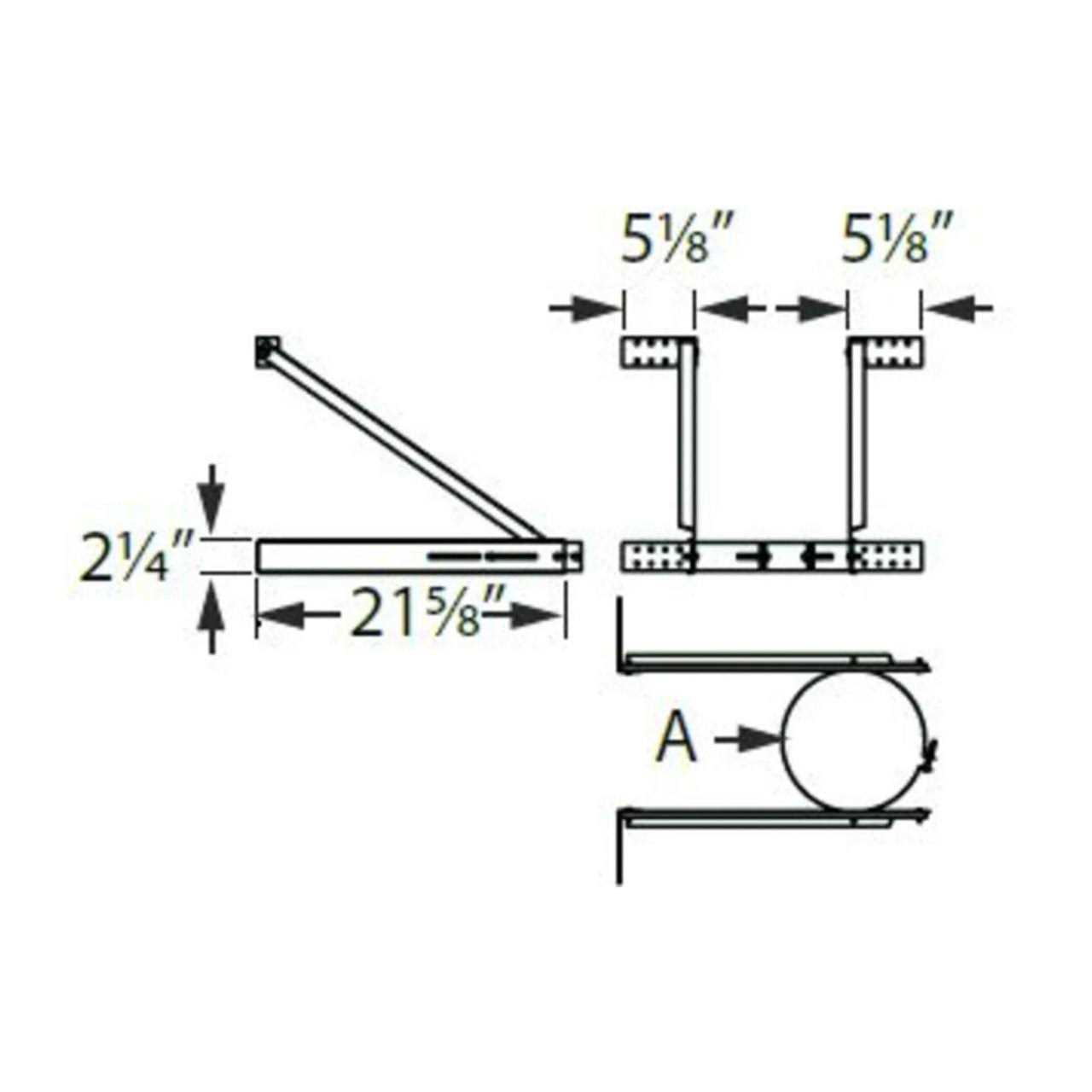 DuraVent 6 in. x 14.25 in. Single-Wall Black Stove Pipe Universal Up or Out Install Kit for Chimney Pipe - Zenithce