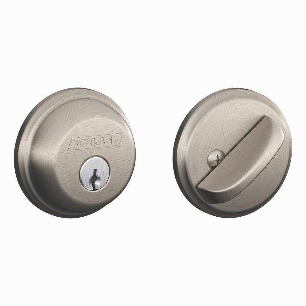 Schlage B571 One Sided Deadbolt with in Use Indicator - Zenithce