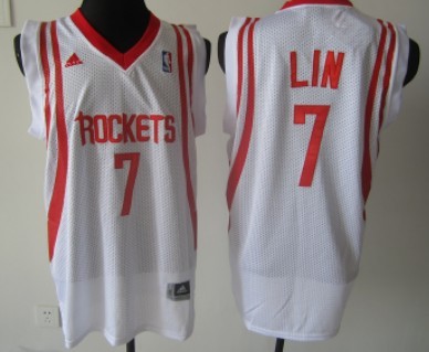 Houston Rockets #7 Jeremy Lin White Swingman Jersey - Zenithce