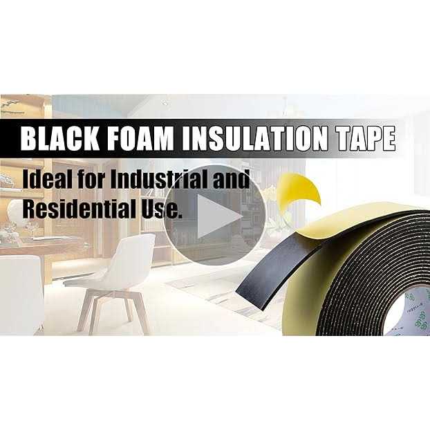 ToLanbbt Double Sided Tape Outdoor and Indoor Super Strong PE Foam Seal Strip for Home & Office Decor Automotive Mounting Photo Frame Weatherproof - Zenithce