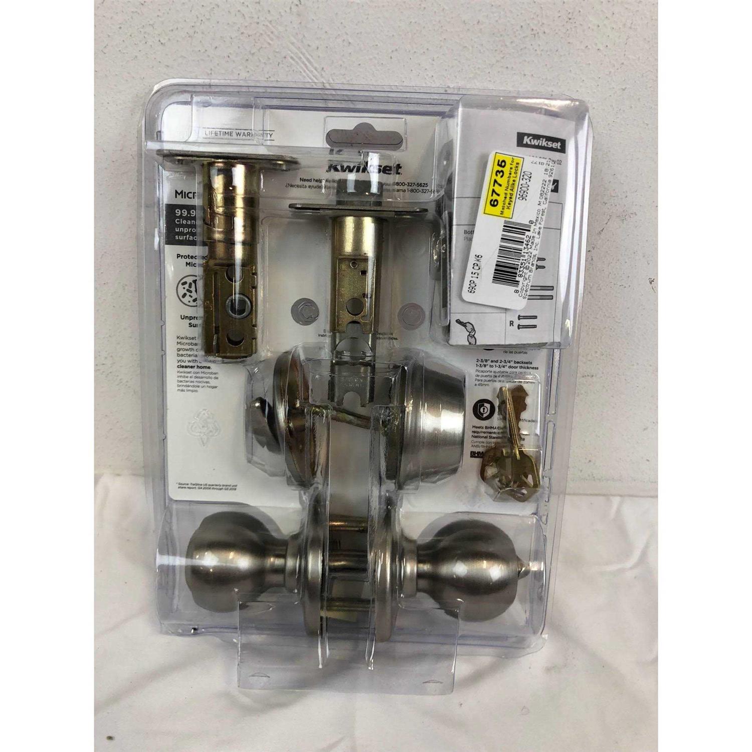 Kwikset Polished Brass Mobile Home Privacy Lockset - Zenithce