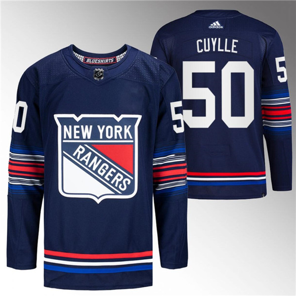 New York Rangers #50 Will Cuylle Navy Stitched Jersey - Zenithce