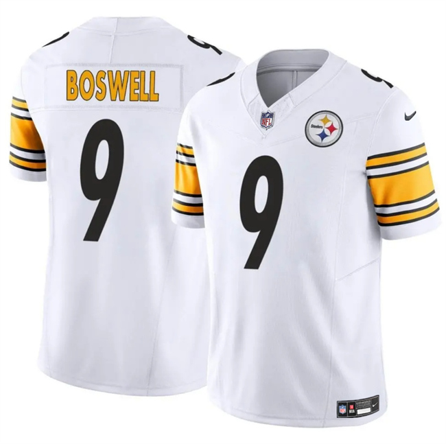 Pittsburgh Steelers #9 Chris Boswell White 2024 F.U.S.E. Vapor Untouchable Limited Stitched Jersey - Zenithce