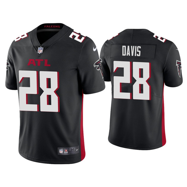 Atlanta Falcons #28 Mike Davis Black Vapor Untouchable Limited Stitched Jersey - Zenithce