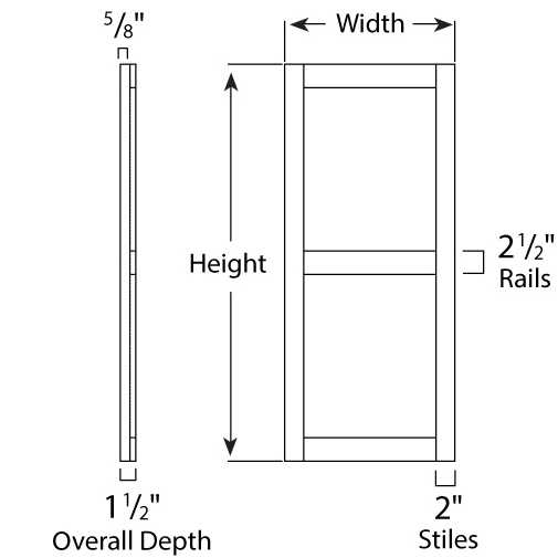 Fypon Shaker-Style Shutter Shutter with 2-Flat Panel SH2FP - Zenithce