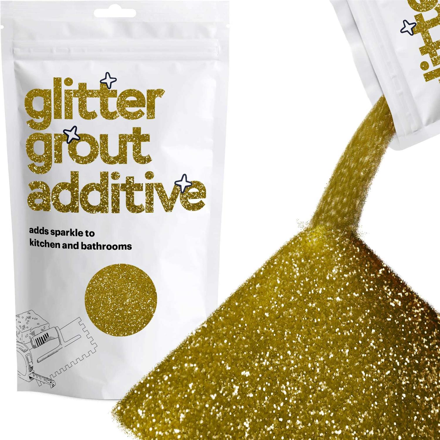 Hemway Glitter Grout Tile Additive 100g Tiles Bathroom Wet Room Kitchen - Zenithce