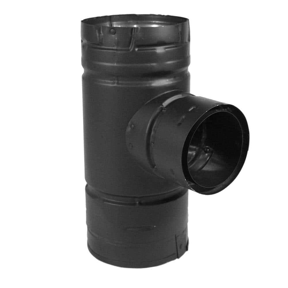 DuraVent PelletVent 3 inch Diameter Black Vent Pipe 3PVL-24B - Zenithce