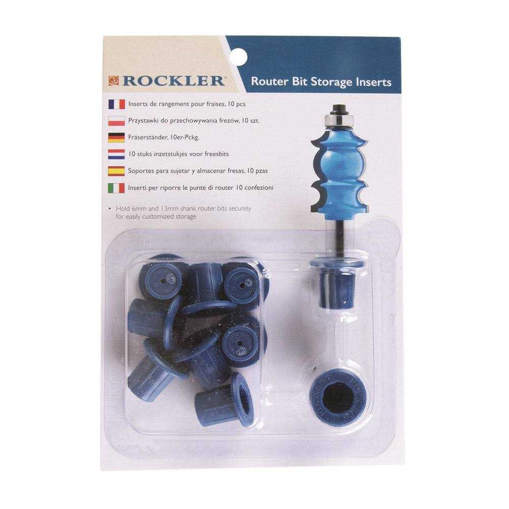 Rockler Router Bit Storage Inserts 10pk - Zenithce
