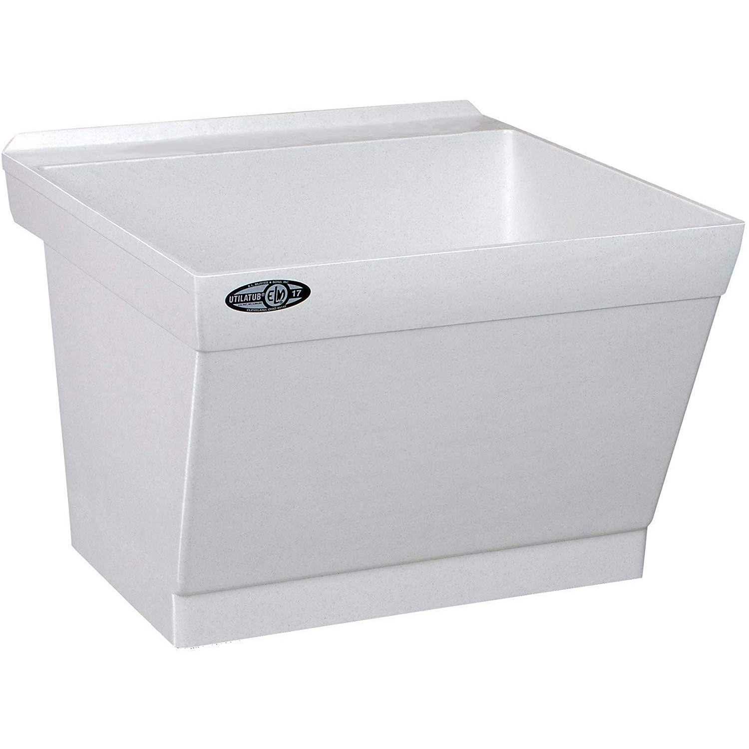 Mustee 17W Utilatub Laundry Tub Wall Mount - Zenithce