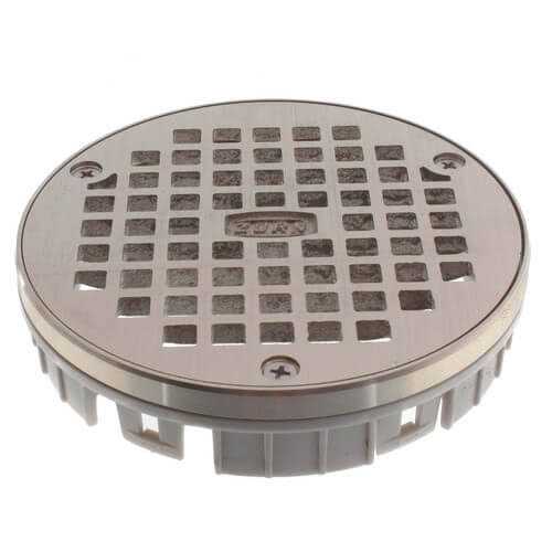 Zurn LC-CS06SS Square 6 x 6 Stainless Steel Cleanout Head Assembly - Zenithce