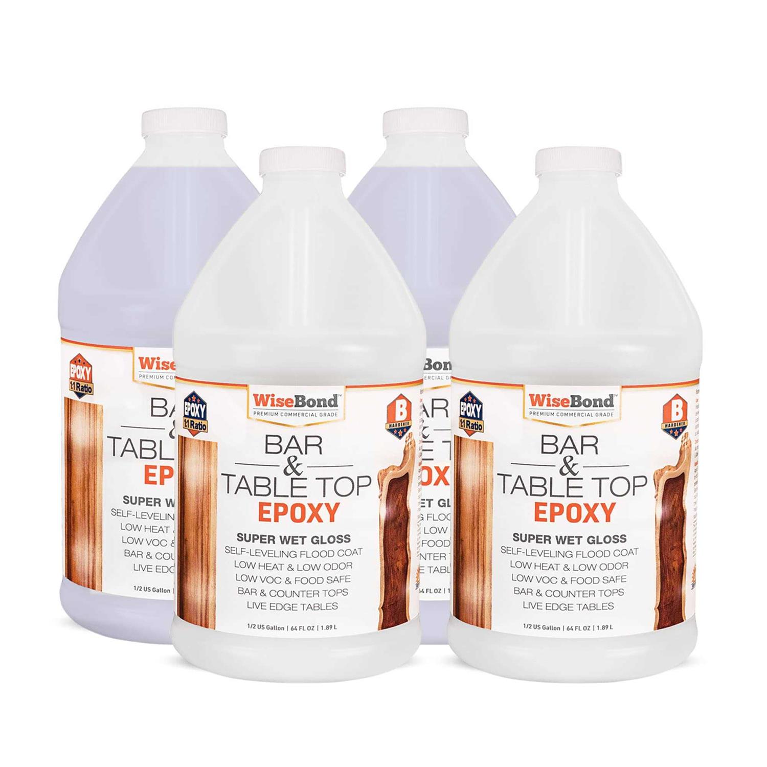 WiseBond Deep Pour 2-in Epoxy Resin 1.5-GL Kit Clear Epoxy Adhesive - Zenithce